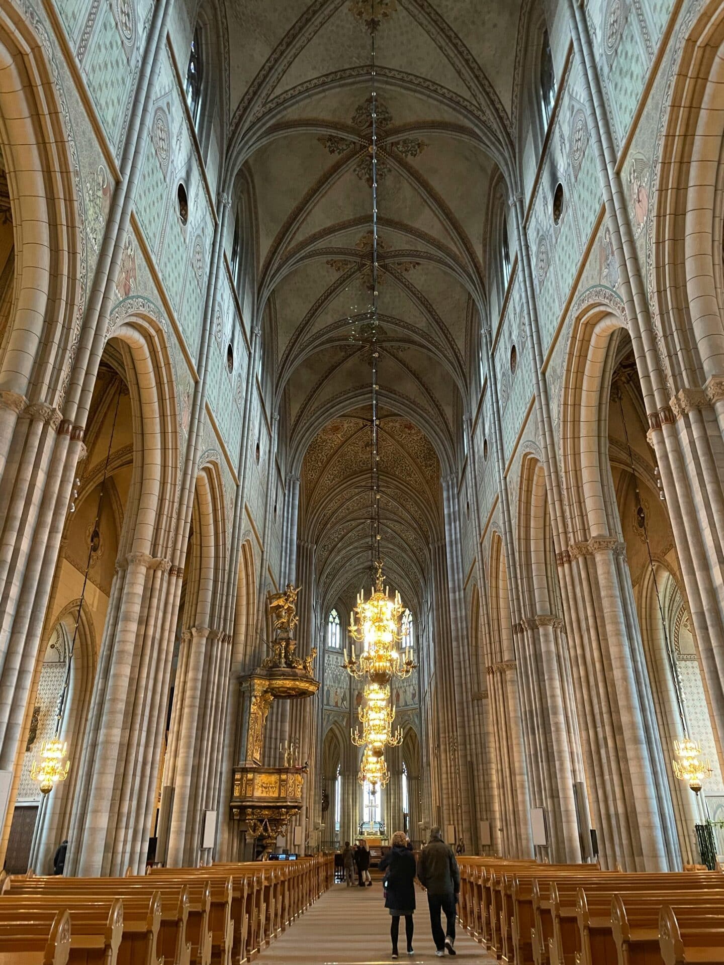 Interior of Uppsala Cathedral, Sweden