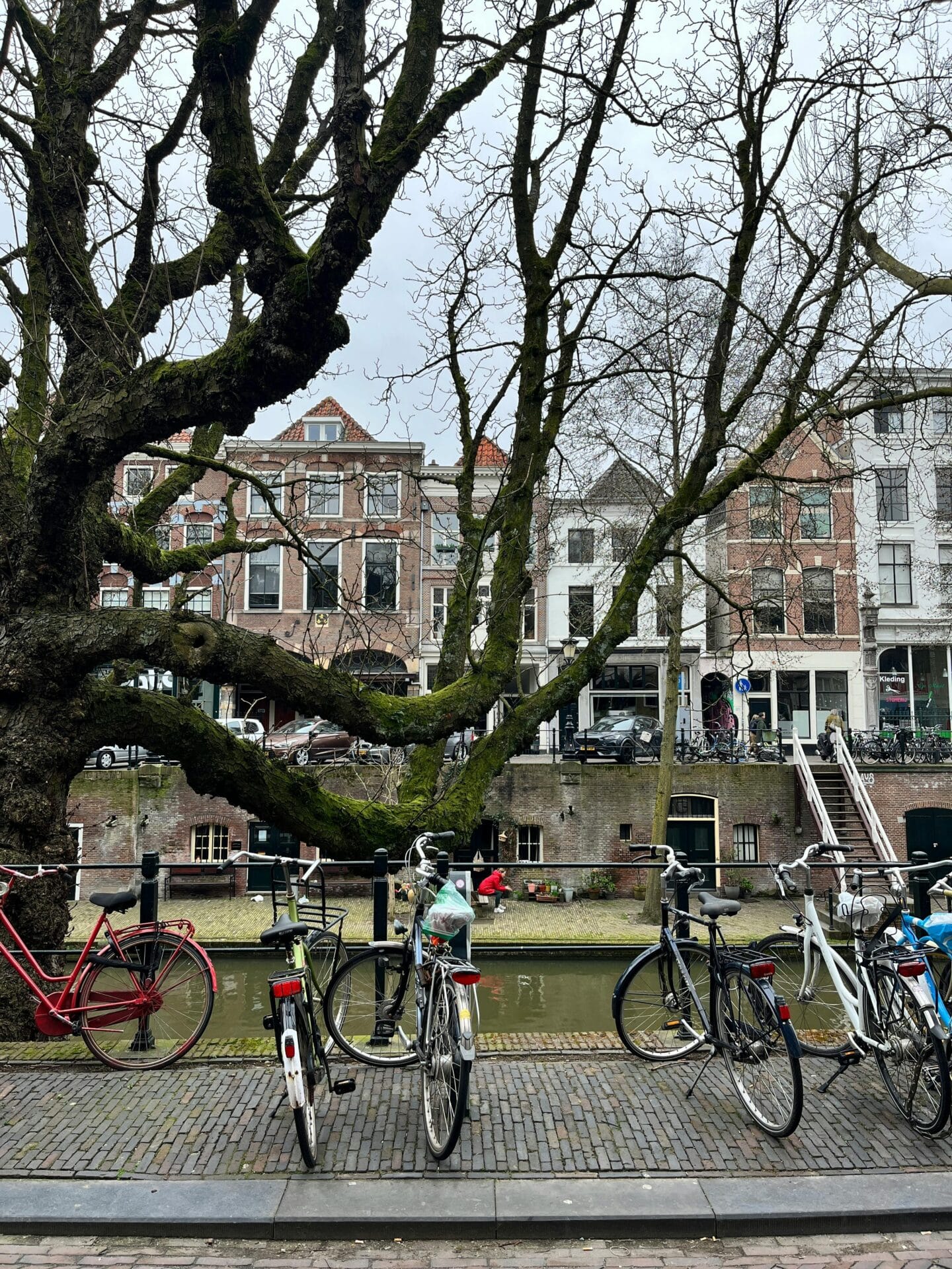 Oudegracht Canal and Bicycles in Utrecht